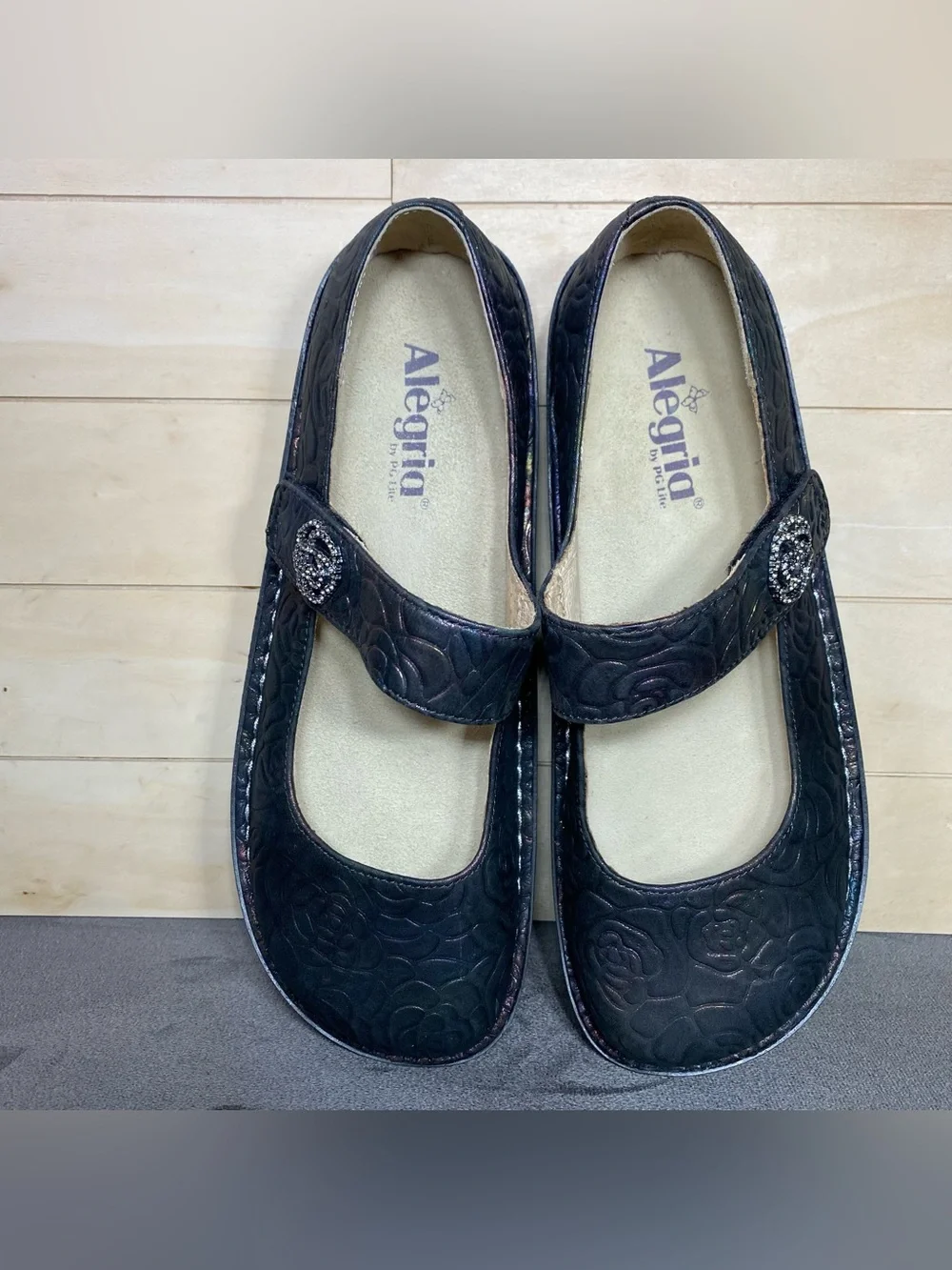 Alegria Paloma Mary Jane Multicolor Women's Size 10 Shoes EU40 Leather